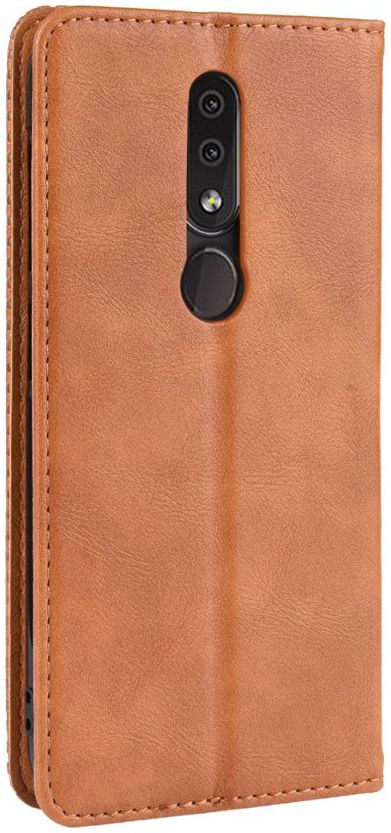 Nokia 4.2 Stijlvol Vintage Portemonnee Hoesje Bruin afbeelding 8
