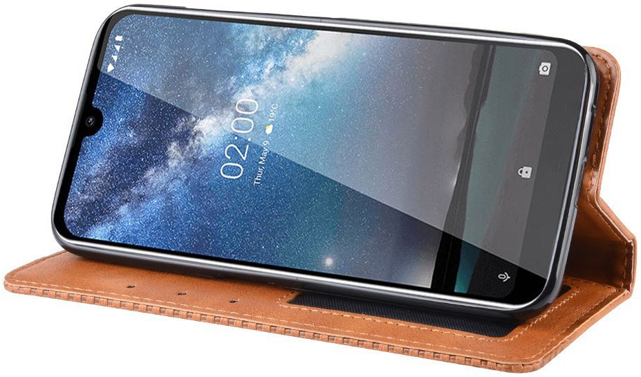 Nokia 2.2 Stijlvol Vintage Portemonnee Hoesje Bruin afbeelding 3