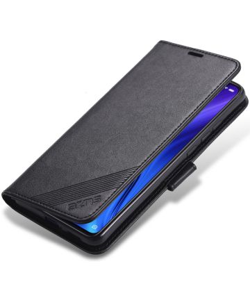 AZNS Xiaomi Mi 9T Portemonnee Stand Hoesje Zwart Hoesjes