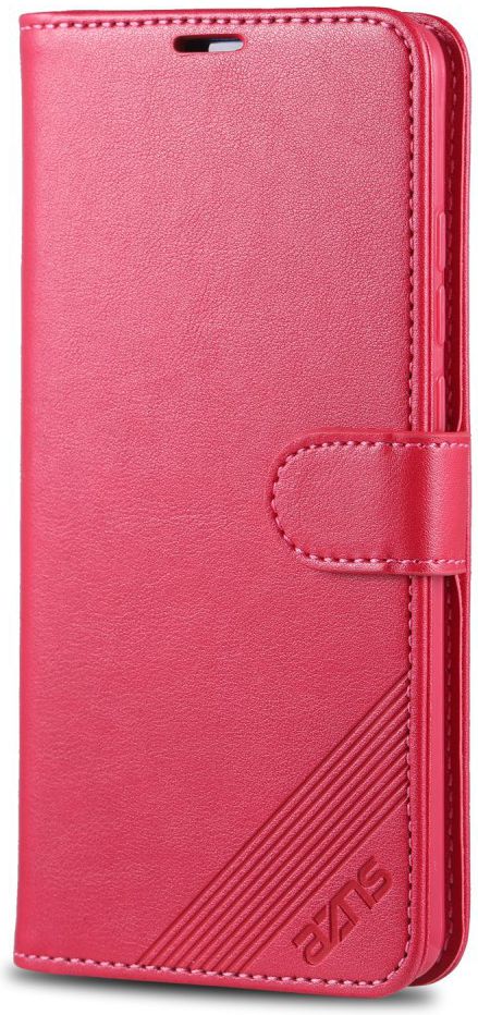 AZNS Xiaomi Mi 9T Portemonnee Stand Hoesje Rood afbeelding 3