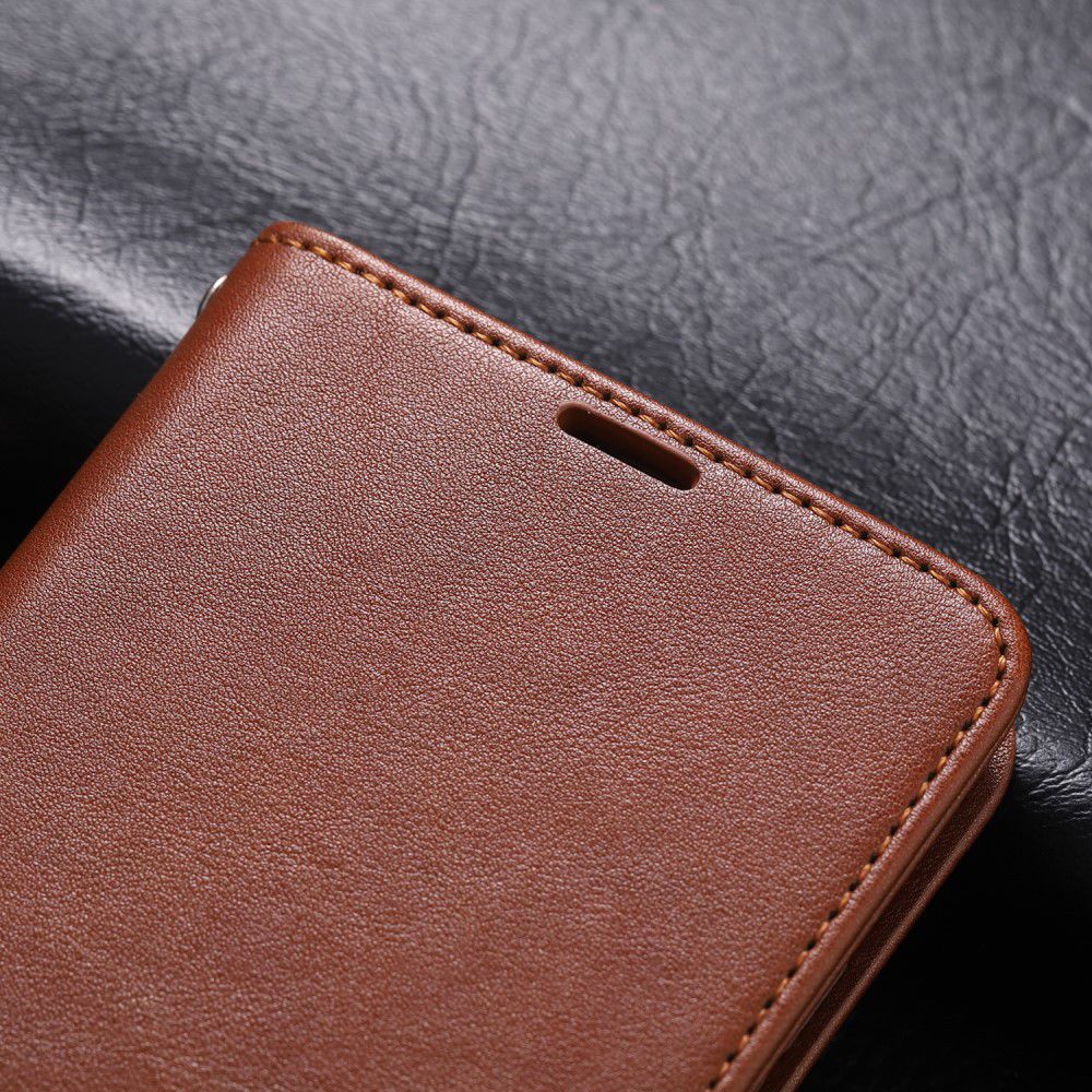 AZNS Xiaomi Mi 9T Portemonnee Stand Hoesje Bruin afbeelding 12