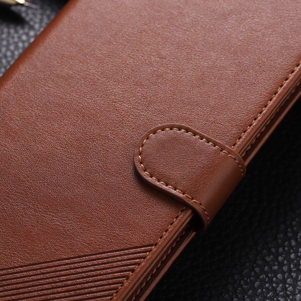 AZNS Xiaomi Mi 9T Portemonnee Stand Hoesje Bruin afbeelding 13