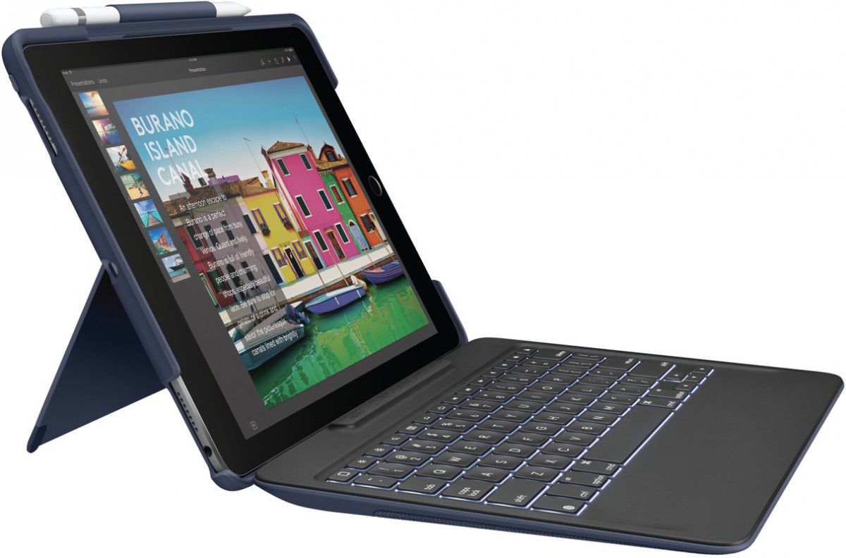 Logitech Keyboard Case Apple iPad Pro 12.9 Blauw afbeelding 1