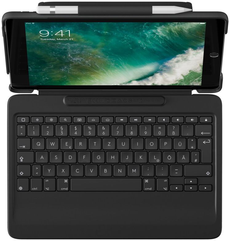 Logitech Keyboard Case Apple iPad Pro 10.5 Zwart / iPad (2019) afbeelding 2