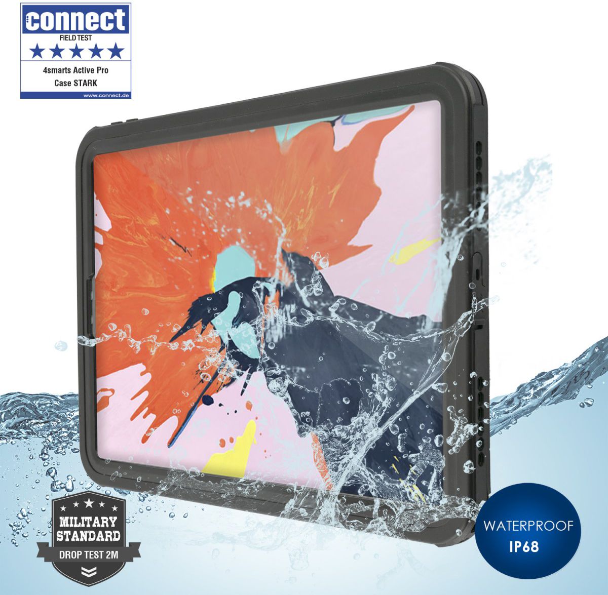 4smarts Active Pro STARK iPad Pro 11 2018 / Air 2020 Zwart afbeelding 1