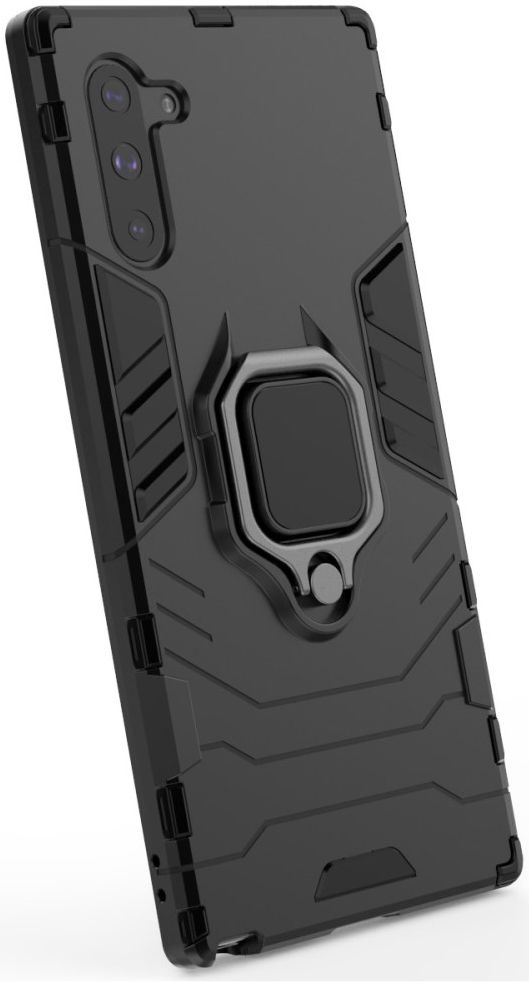 Samsung Galaxy Note 10 Hybride Kickstand Hoesje Zwart afbeelding 6