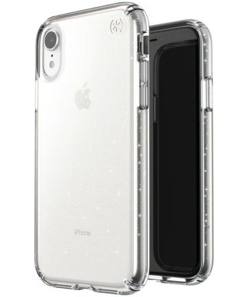 Speck Presidio Apple iPhone XR Hoesje Transparant Shockproof Glitter Hoesjes
