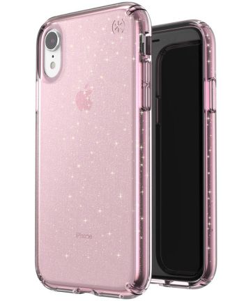 Speck Presidio Apple iPhone XR Hoesje Roze Shockproof Glitter Hoesjes