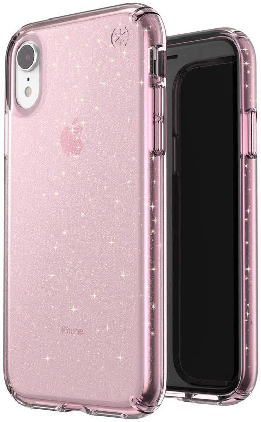 Speck Presidio Apple iPhone XR Hoesje Roze Shockproof Glitter afbeelding 1