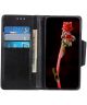 Samsung Galaxy Note 10 PU Leren Portemonnee Hoesje Zwart