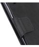 Samsung Galaxy Note 10 Litchi Skin Portemonnee Hoesje Zwart