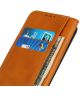 Samsung Galaxy Note 10 Leren Stand Portemonnee Hoesje Bruin