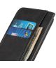 Samsung Galaxy Note 10 Leren Stand Portemonnee Hoesje Zwart