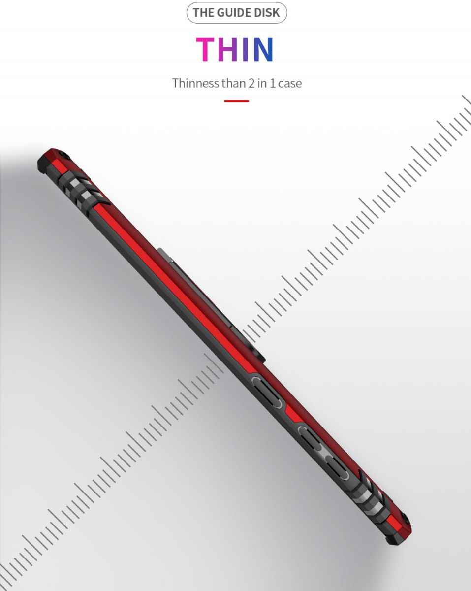 Samsung Galaxy Note 10 Hybride Hoesje met Kickstand Blauw afbeelding 9