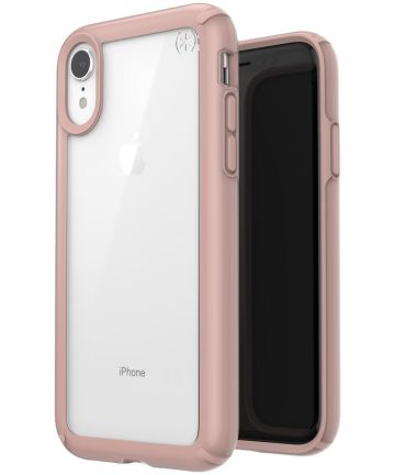 Speck Presidio Show Apple iPhone XR Hoesje Transparant Roze Goud Hoesjes