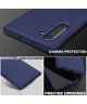 Samsung Galaxy Note 10 Twill Slim Texture Back Cover Blauw