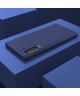 Samsung Galaxy Note 10 Twill Slim Texture Back Cover Blauw