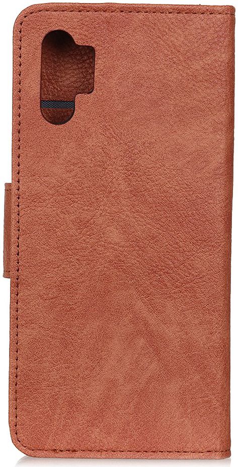 Samsung Galaxy Note 10 Plus Litchi Skin Portemonnee Hoesje Bruin afbeelding 12