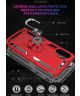 Samsung Galaxy Note 10 Plus Hybride Kickstand Hoesje Rood