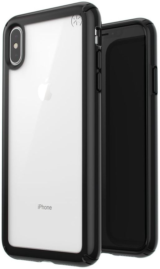 Speck Presidio Show Transparant Hoesje Apple iPhone XS Max Zwart afbeelding 1