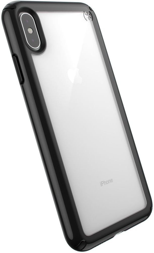 Speck Presidio Show Transparant Hoesje Apple iPhone XS Max Zwart afbeelding 5
