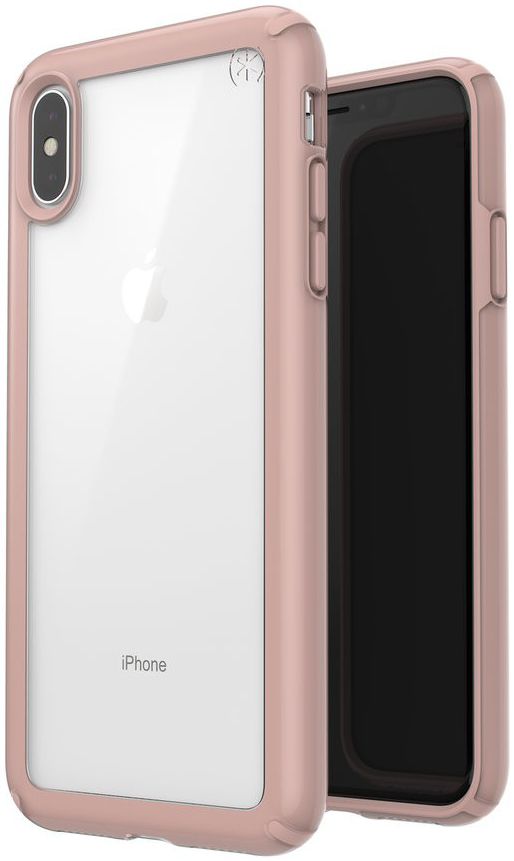 Speck Presidio Show Transparant Hoesje Apple iPhone XS Max Roze Goud afbeelding 1