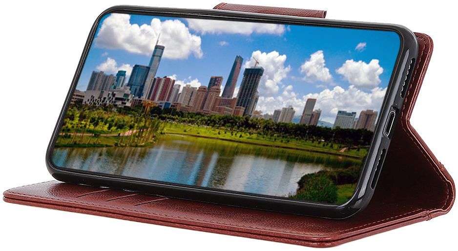 Samsung Galaxy Note 10 Plus Portemonnee Hoesje Bruin afbeelding 11