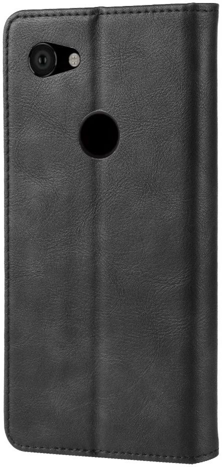 Google Pixel 3a Vintage Portemonnee Hoesje Zwart afbeelding 5