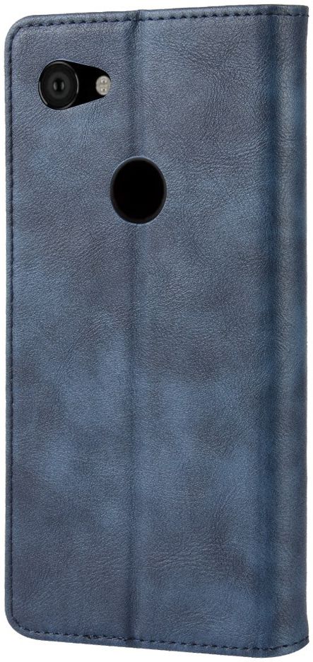 Google Pixel 3a Vintage Portemonnee Hoesje Blauw afbeelding 5