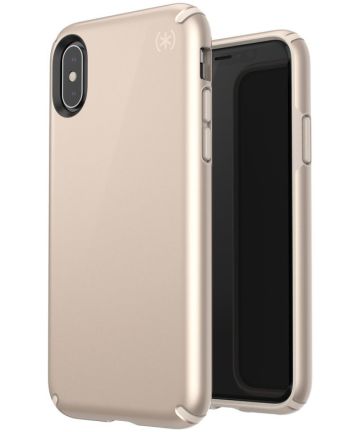 Speck Presidio Metallic Apple iPhone X/XS Hoesje Goud Hardcover Hoesjes