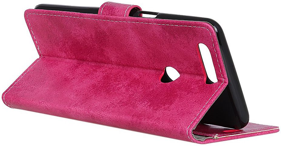Alcatel 1S (2019) Vintage Portemonnee Hoesje Roze afbeelding 10