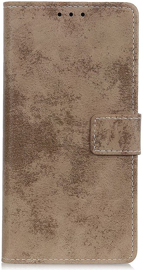 Alcatel 1S (2019) Vintage Portemonnee Hoesje Bruin afbeelding 1