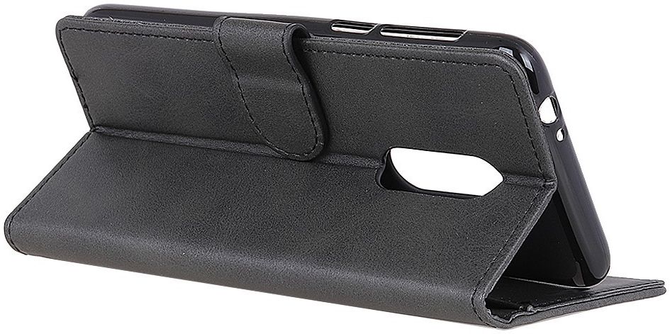 Alcatel 3 (2019) Portemonnee Hoesje Zwart afbeelding 3