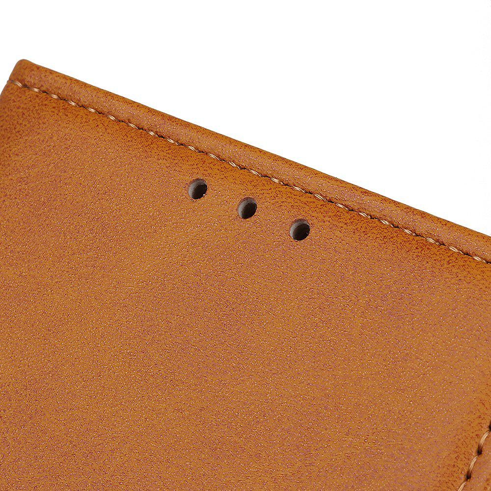 Alcatel 3 (2019) Portemonnee Hoesje Bruin afbeelding 8