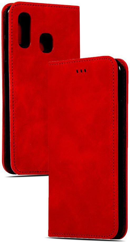 Samsung Galaxy A40 Luxe Portemonnee Hoesje Rood afbeelding 1