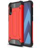 Samsung Galaxy A50 Hoesje Shock Proof Hybride Back Cover Rood