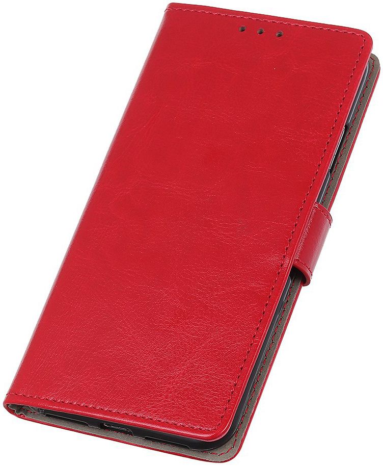 Samsung Galaxy A50 Book Case Hoesje Wallet Standaard Kunst Leer Rood afbeelding 7