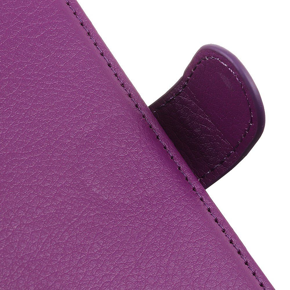 Samsung Galaxy A50 Book Case Hoesje Wallet Kunst Leer Paars afbeelding 10