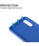 Samsung Galaxy A50 Hoesje TPU met Rubber Coating Blauw