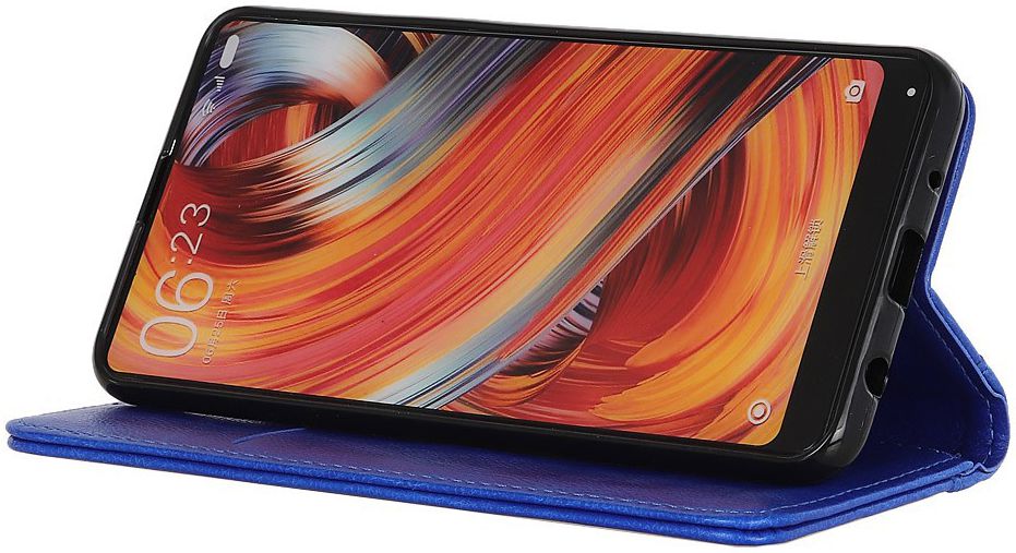 Samsung Galaxy A70 Splitleren Portemonnee Hoesje Blauw afbeelding 3