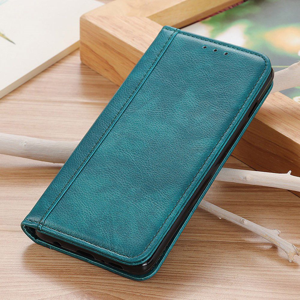 Samsung Galaxy A70 Splitleren Portemonnee Hoesje Groen afbeelding 8