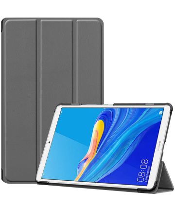 Huawei MediaPad M6 8.4 Tri-Fold Hoes Grijs Hoesjes