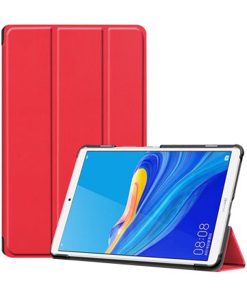 Huawei MediaPad M6 8.4 Tri-Fold Hoes Rood Hoesjes