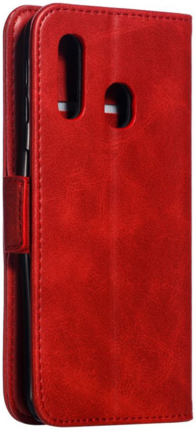 Samsung Galaxy A40 Portemonnee Hoesje met Standaard Rood afbeelding 5