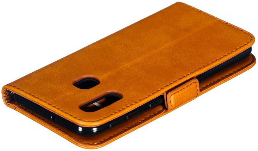 Samsung Galaxy A40 Portemonnee Hoesje met Standaard Bruin afbeelding 10