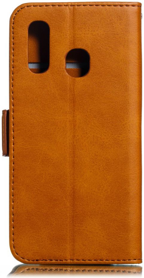Samsung Galaxy A40 Portemonnee Hoesje met Standaard Bruin afbeelding 2