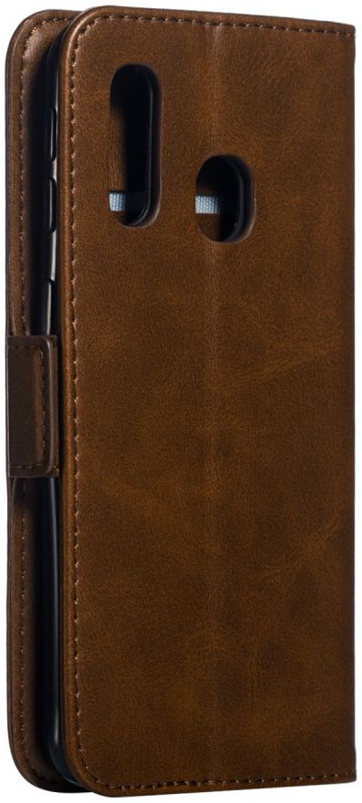 Samsung Galaxy A40 Portemonnee Hoesje met Standaard Donkerbruin afbeelding 5