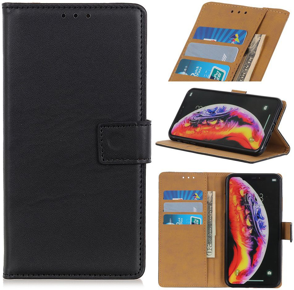 Samsung Galaxy A40 Stijlvol Portemonnee Hoesje met Standaard Zwart afbeelding 12