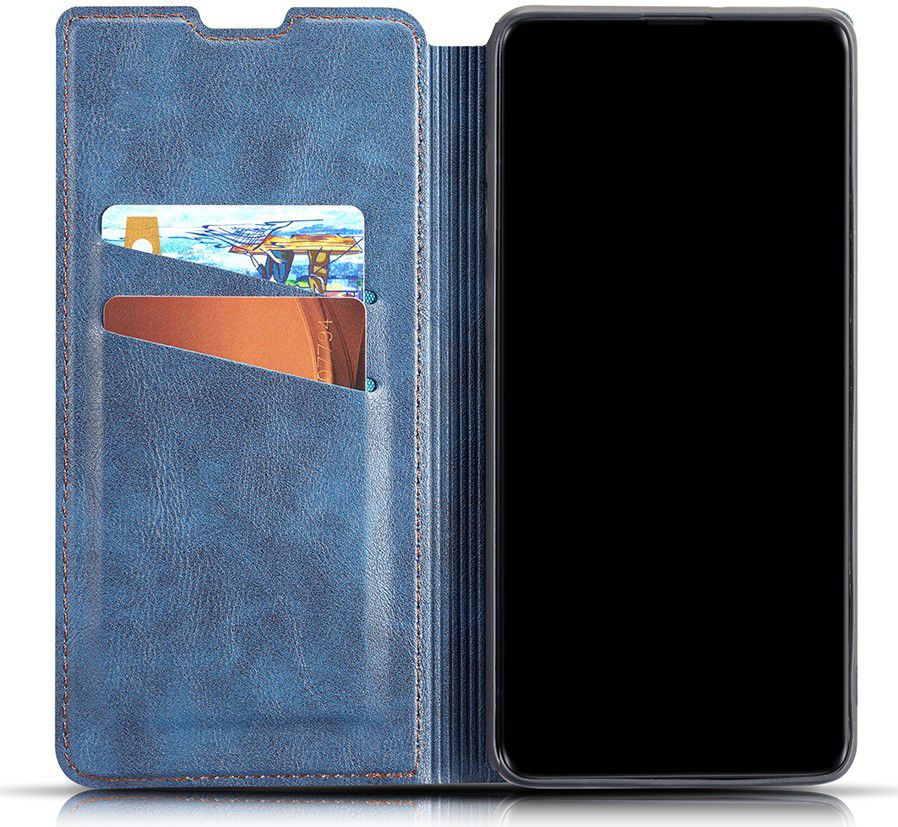 Samsung Galaxy A40 Dun Portemonnee Hoesje Blauw afbeelding 2