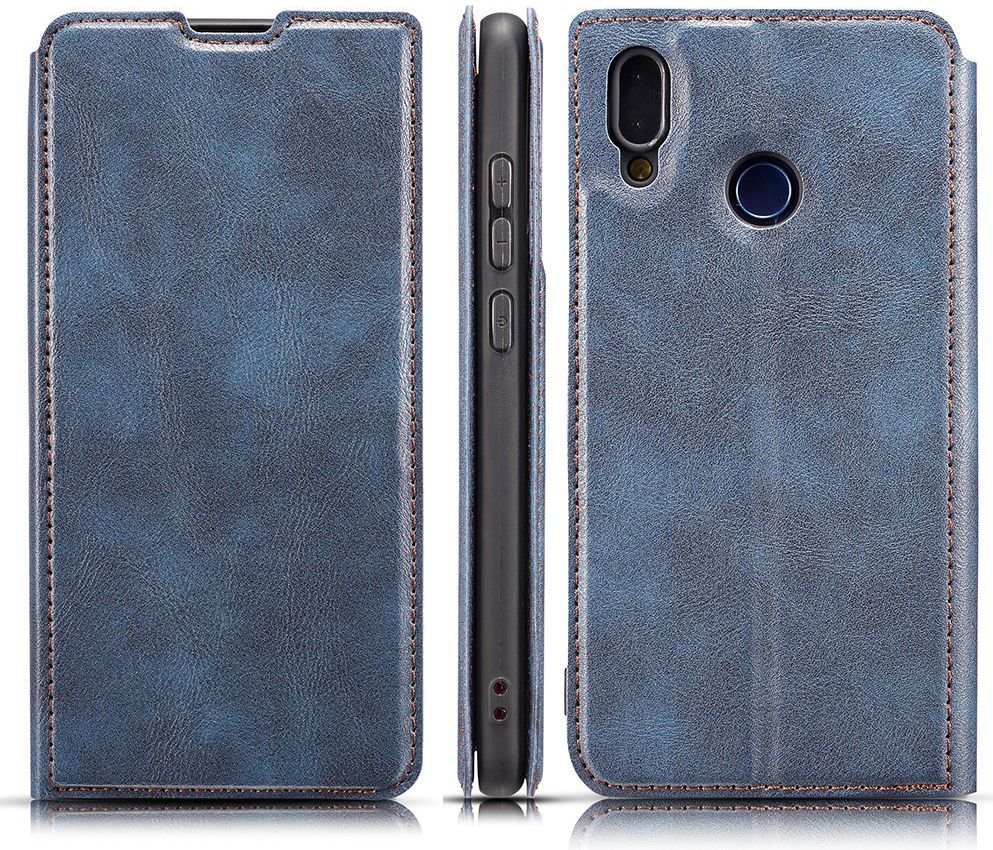Samsung Galaxy A40 Dun Portemonnee Hoesje Blauw afbeelding 6